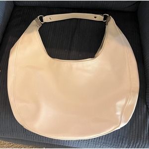 K Carroll White Hobo Purse with Security Style new with tags